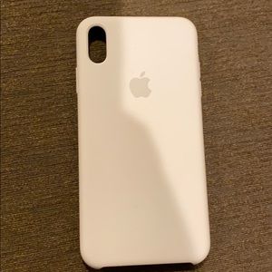 iPhone X Max White Apple Soft Case